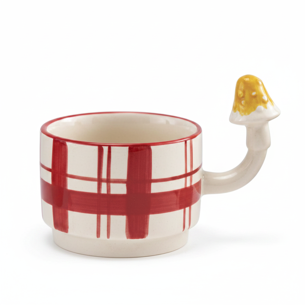 Mug with Mushroom Handle