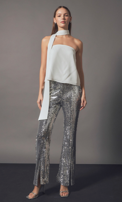 Einar Pant Sequin Silver