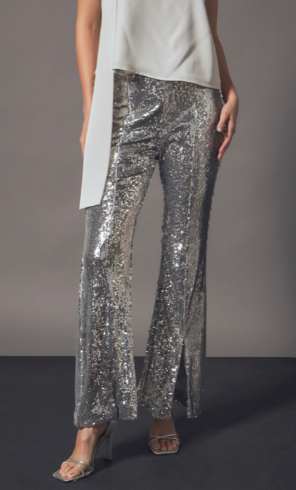 Einar Pant Sequin Silver
