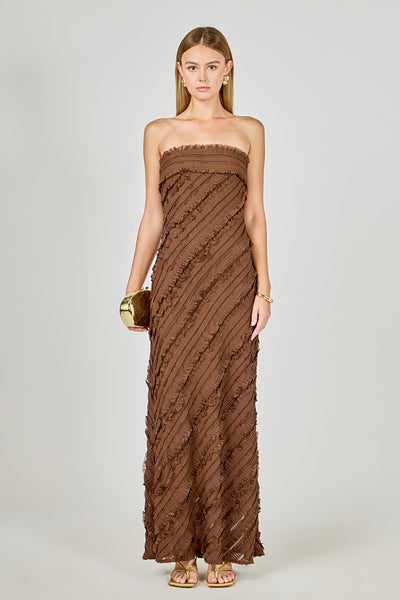 Molka Maxi Dress Brown