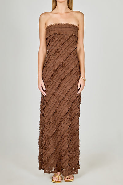 Molka Maxi Dress Brown