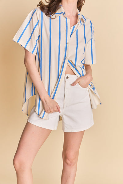 Ley Shirt Blue Multi