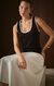 Braided Knit Top Black White