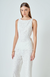 Carol Top White