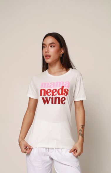 T Shirt Mama Wine