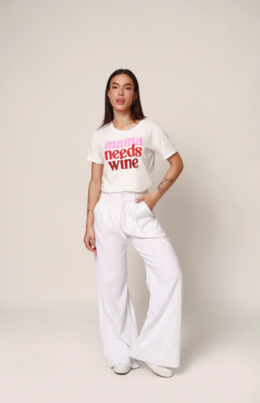 T Shirt Mama Wine
