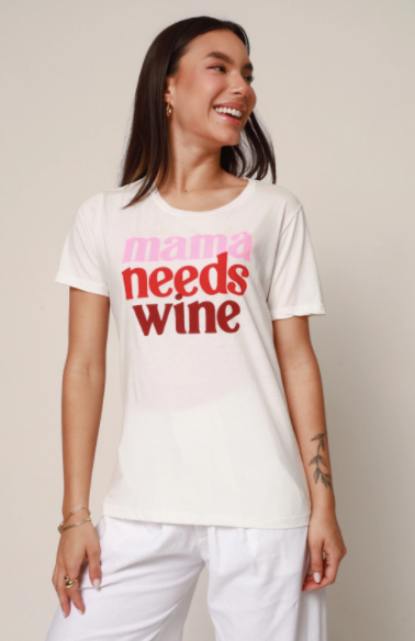 T Shirt Mama Wine