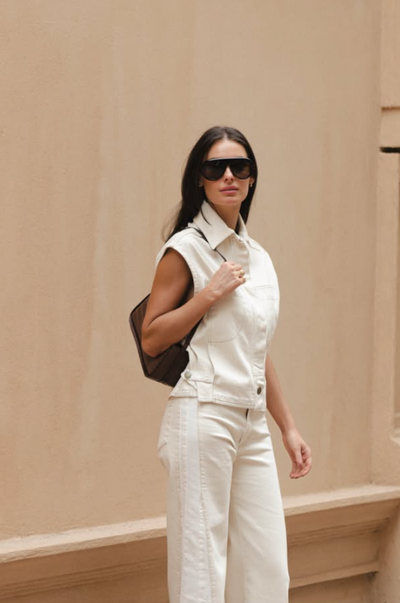 Trini Pant Ivory White