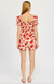Josie Belted Top Natural Red