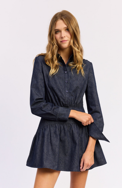Brooklyn Mini Dress Indigo