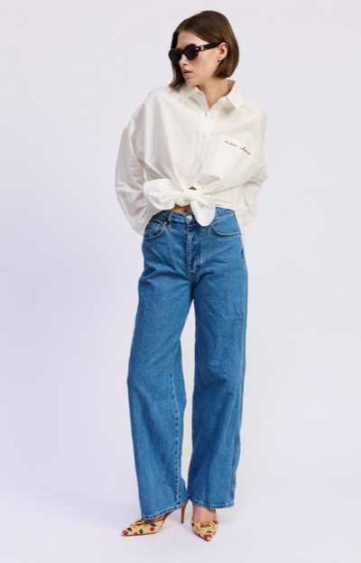 Brittany Oversized Shirt White