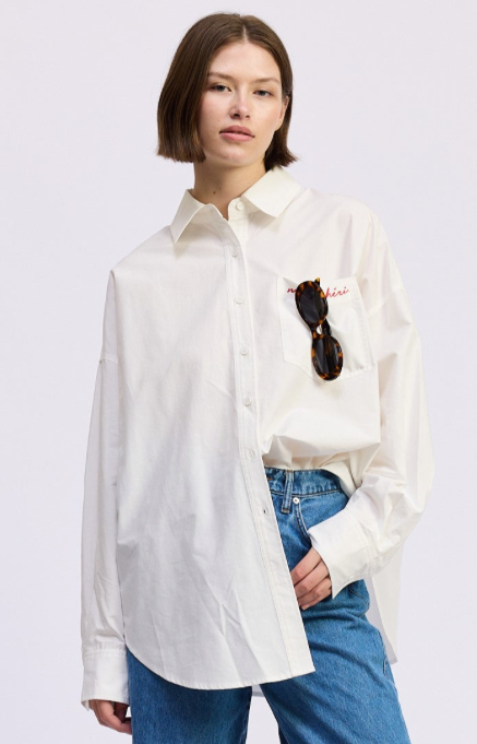 Brittany Oversized Shirt White