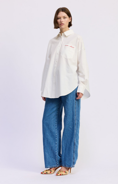 Brittany Oversized Shirt White