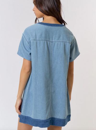 Stagecoach Mini Dress Denim