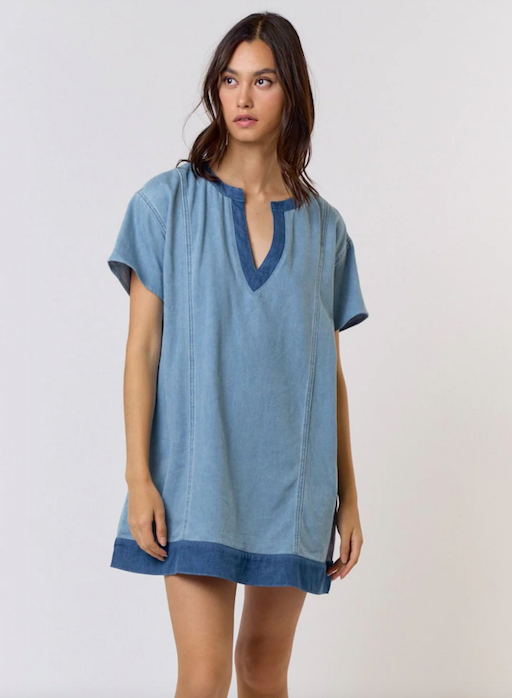 Stagecoach Mini Dress Denim