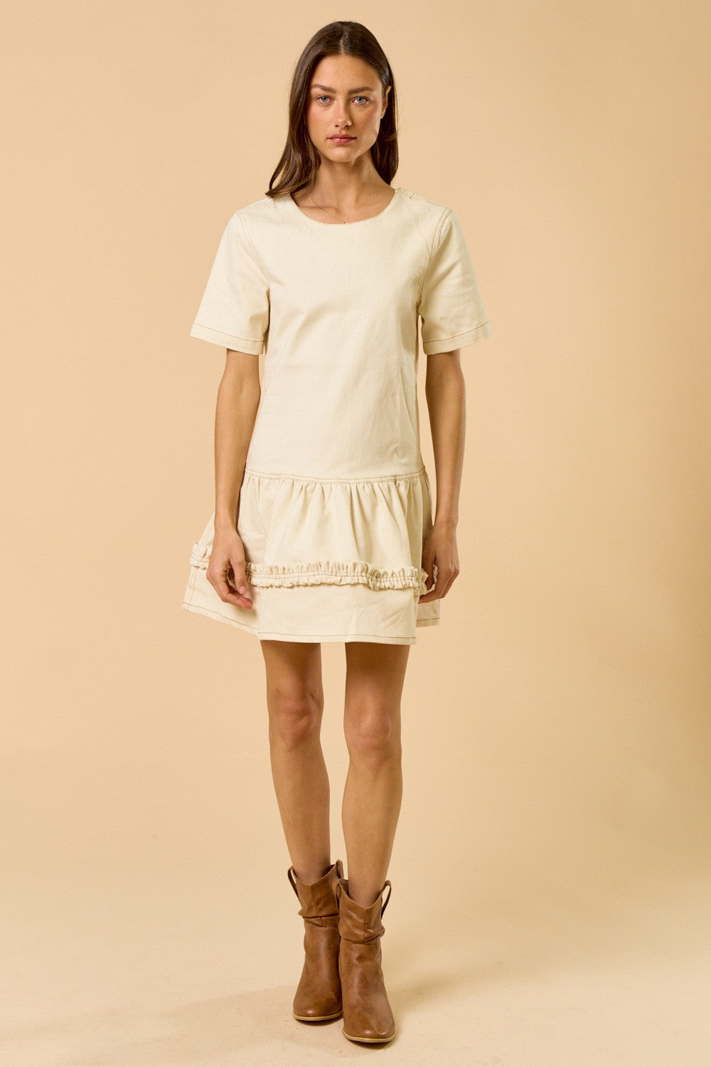 Maxima Dress Cream