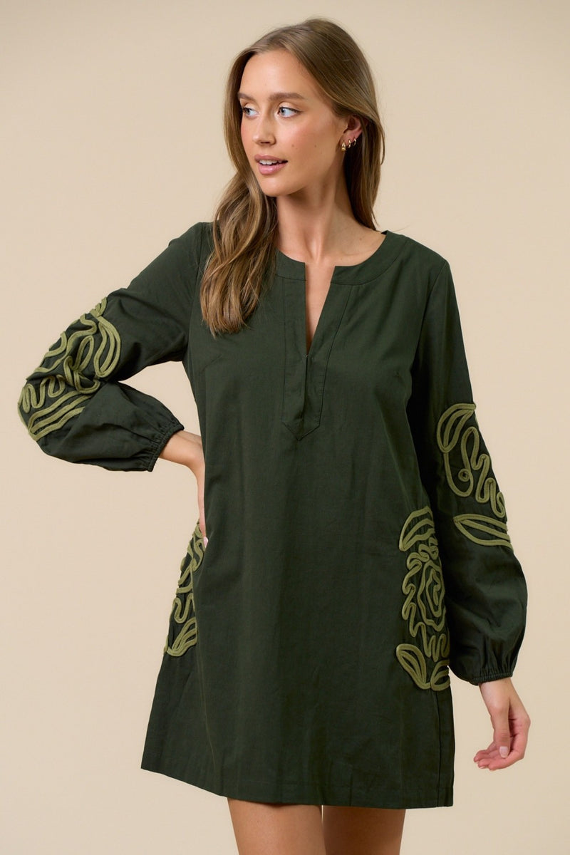 Jimena Dress Green