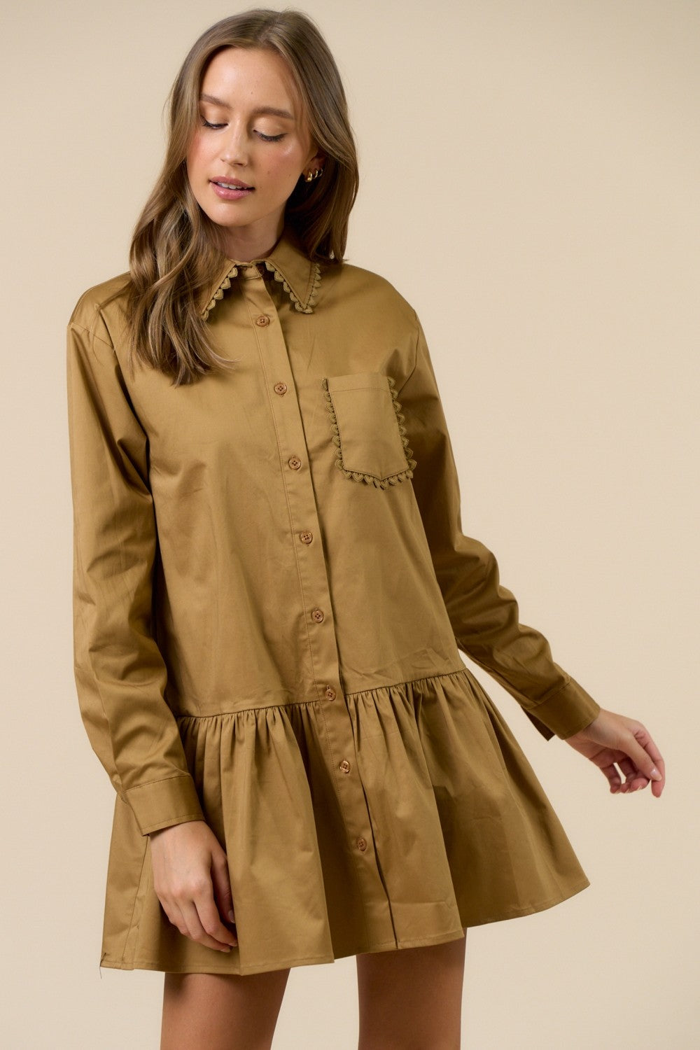 Mina Dress Taupe