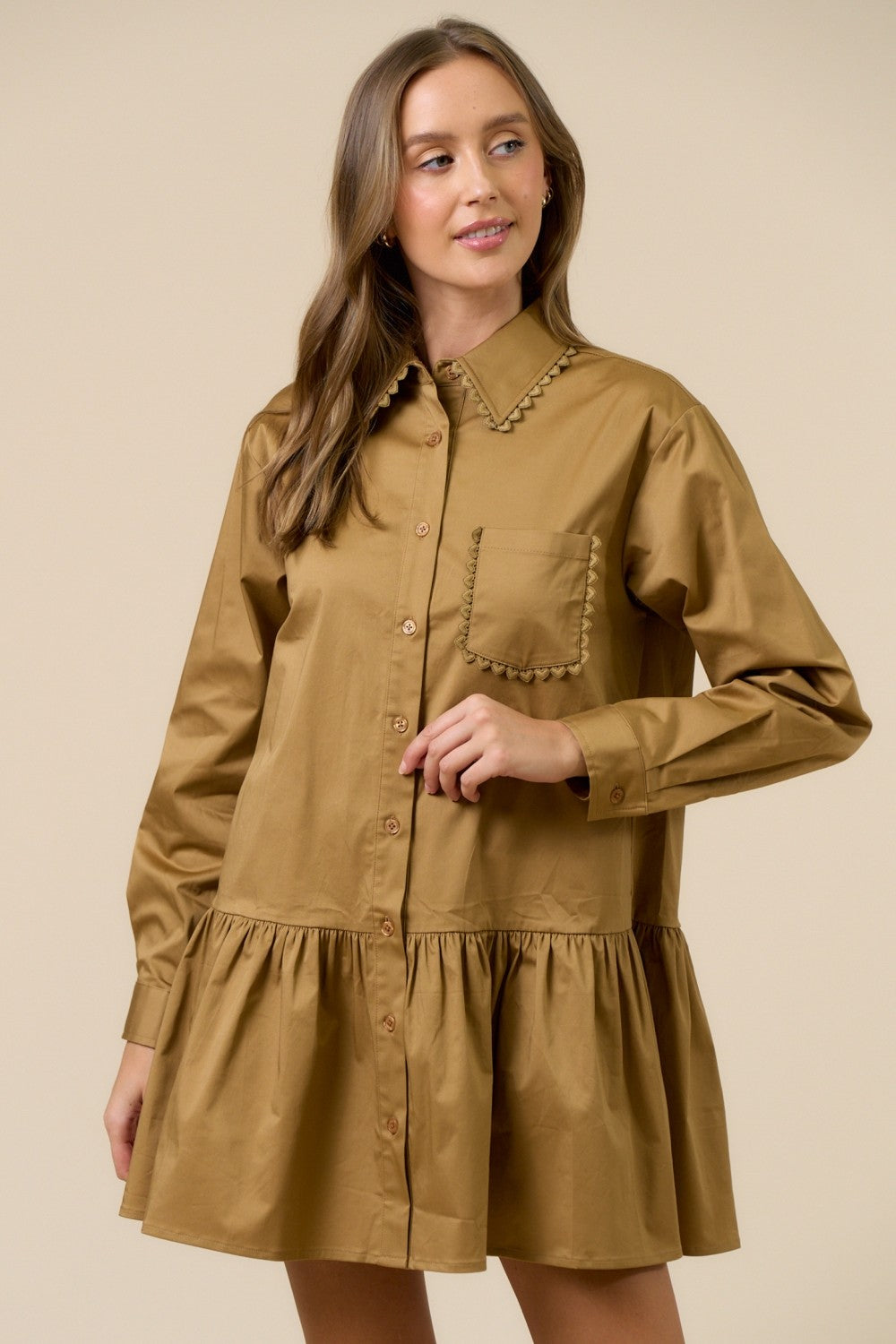 Mina Dress Taupe