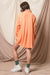 Linen Shirt Dress Coral