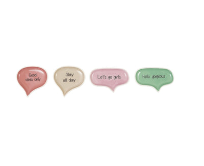 Balloon Plate with Phrases