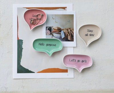 Balloon Plate with Phrases