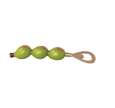 Bottle Opener with Olive Shaped Handle
