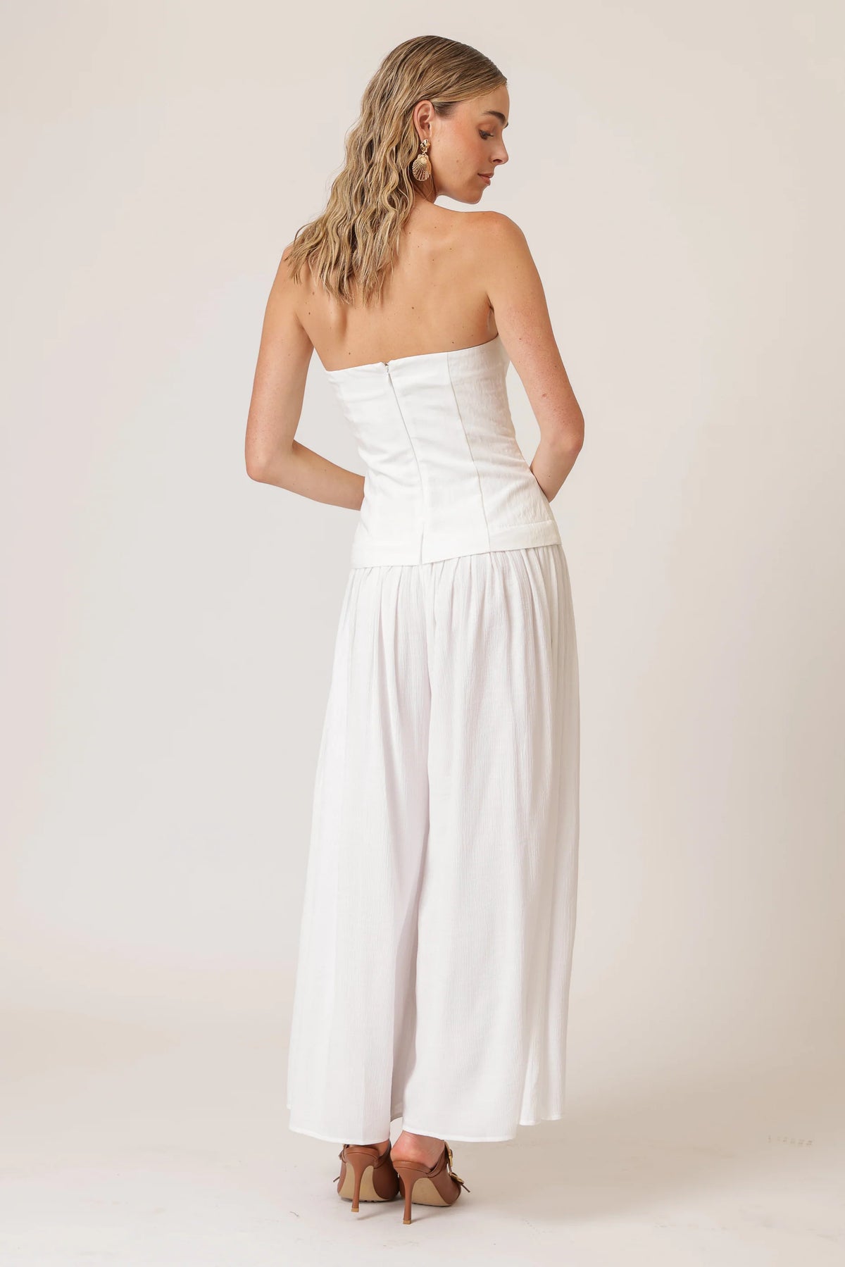 Theo Jumpsuit White