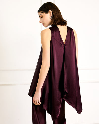 Petrea Top Maroon