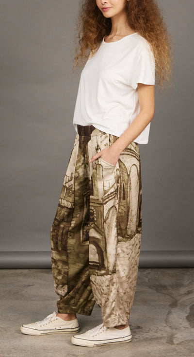 Adriana Satin Pant Town