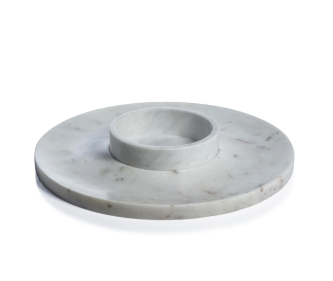 Medan Marble Chip And Dip Server
