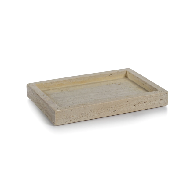 Travertine Marble Vanity Tray