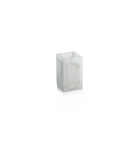 Cote dAzur Alabaster Brush and Comb Holder