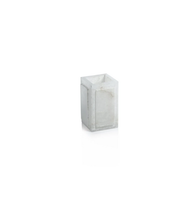 Cote dAzur Alabaster Brush and Comb Holder
