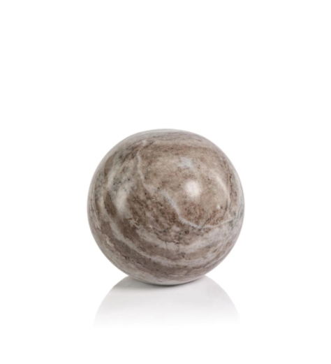 Round Altamura Marble Bookend