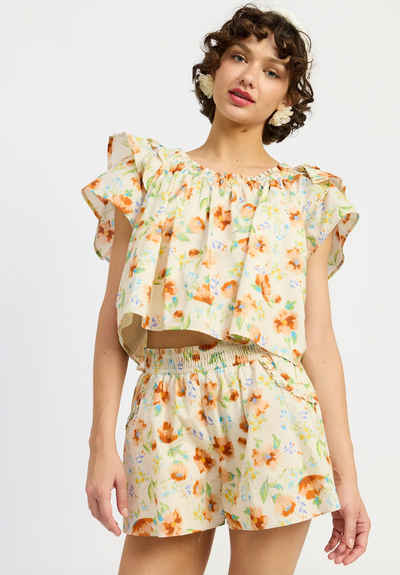 Chiara Smocked Shorts