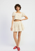 Celina Mixed Media Crop Top