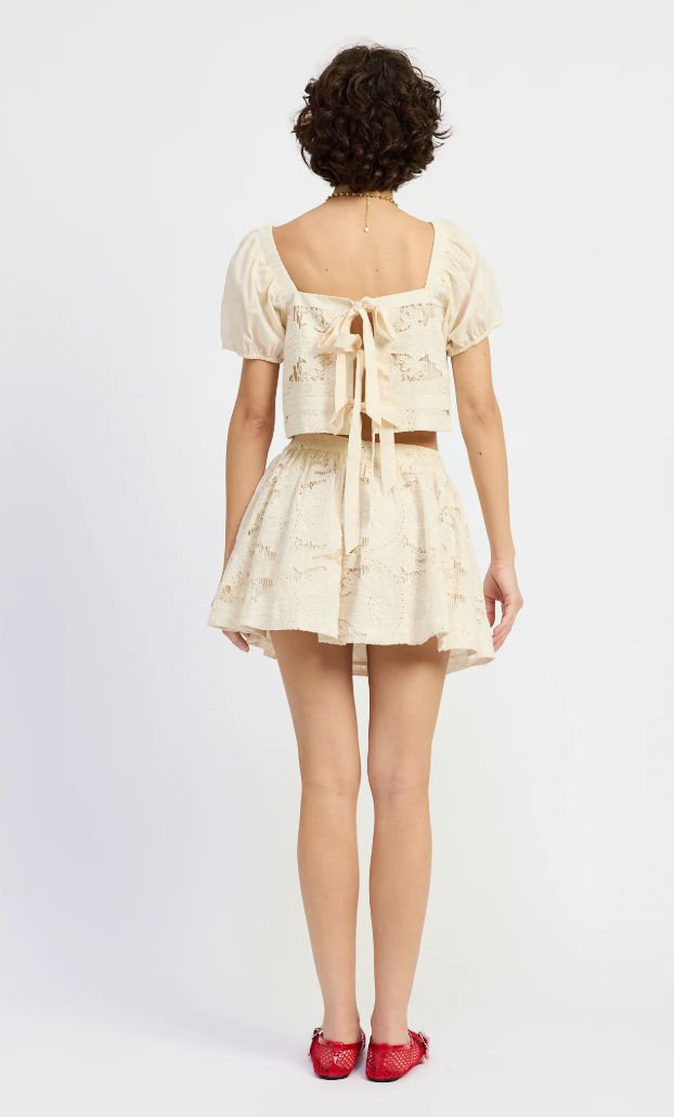 Celina Flare Mini Skirt