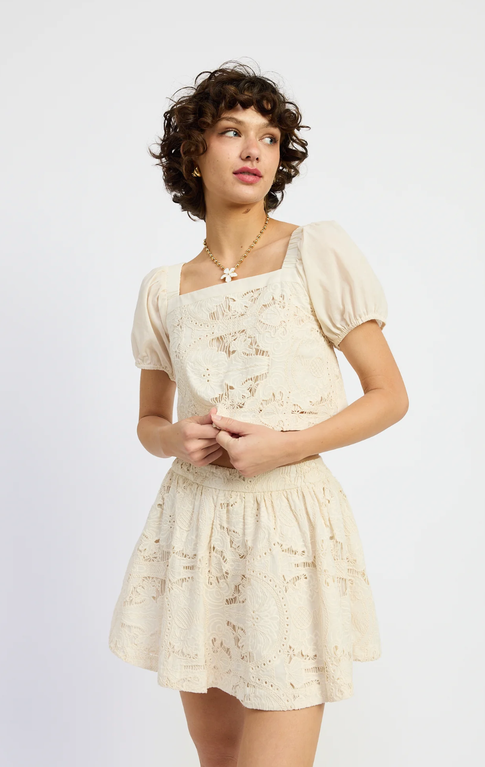 Celina Flare Mini Skirt