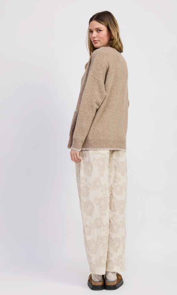 Barrel Pants Ecru