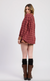 Pia Oversized Shirt Pink Brown
