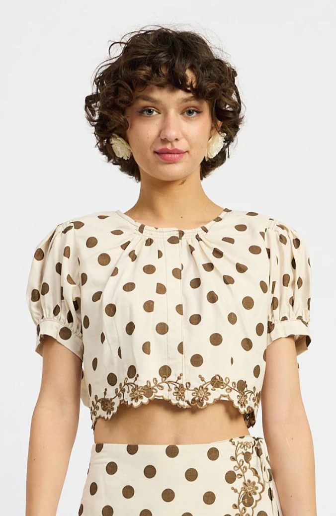 Dora Embroidered Top