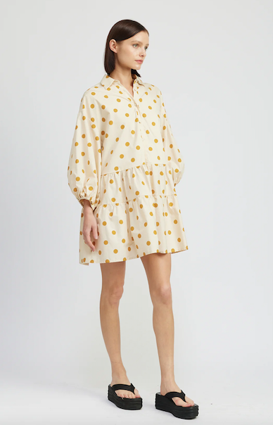 Margaret Mini Dress Yellow