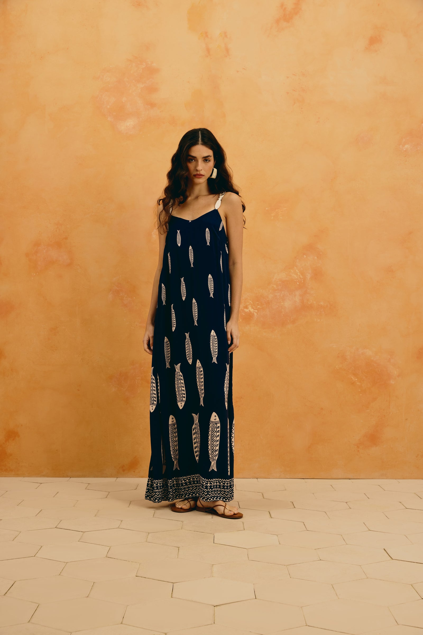 Ilena Dress Dark Blue
