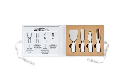 Ceramic Cheese Knives Book Box