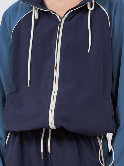 Draw Windbreaker Set Navy