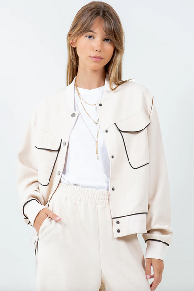 Malke Bomber Set Beige