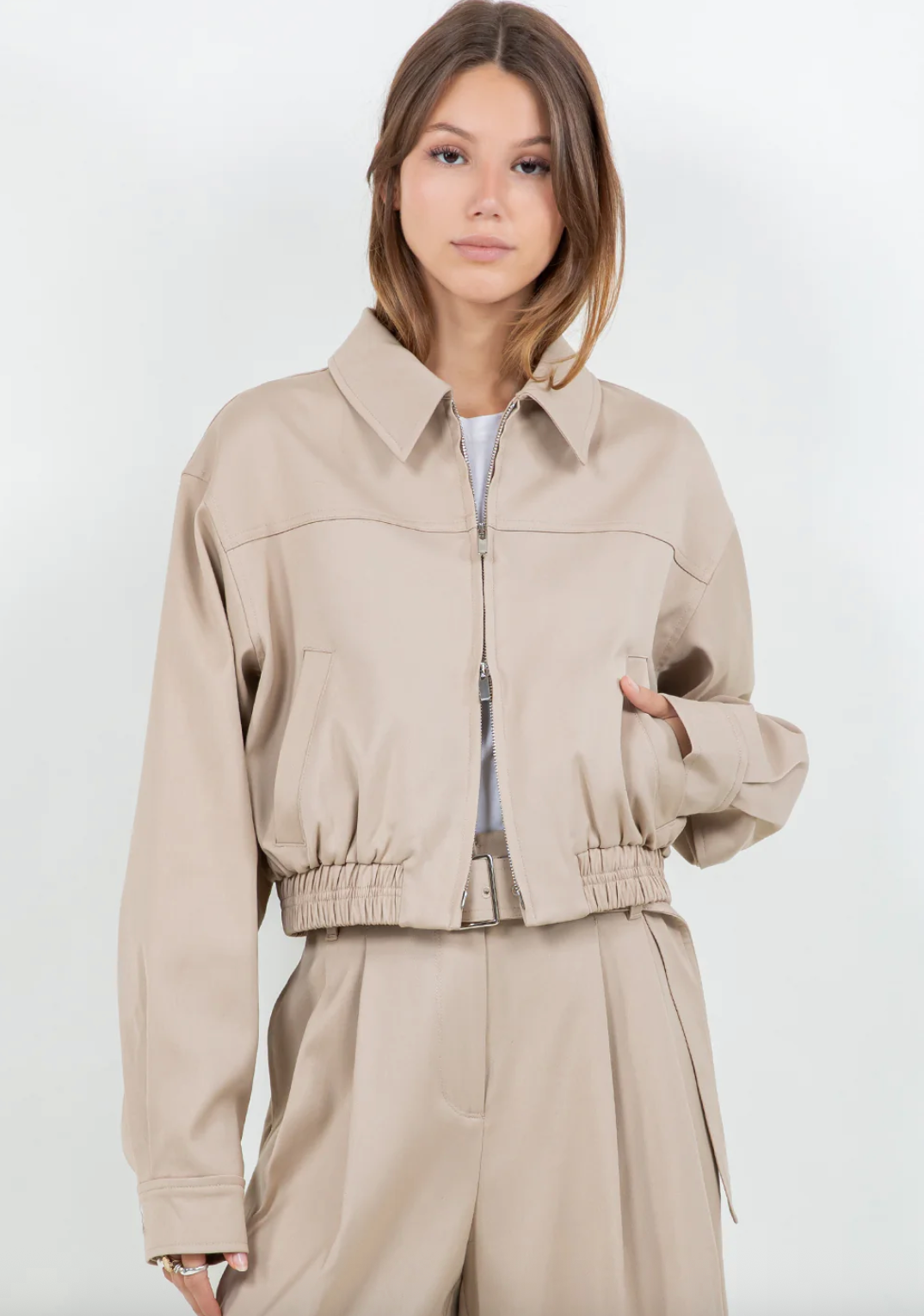 Bomber Zip up Jacket