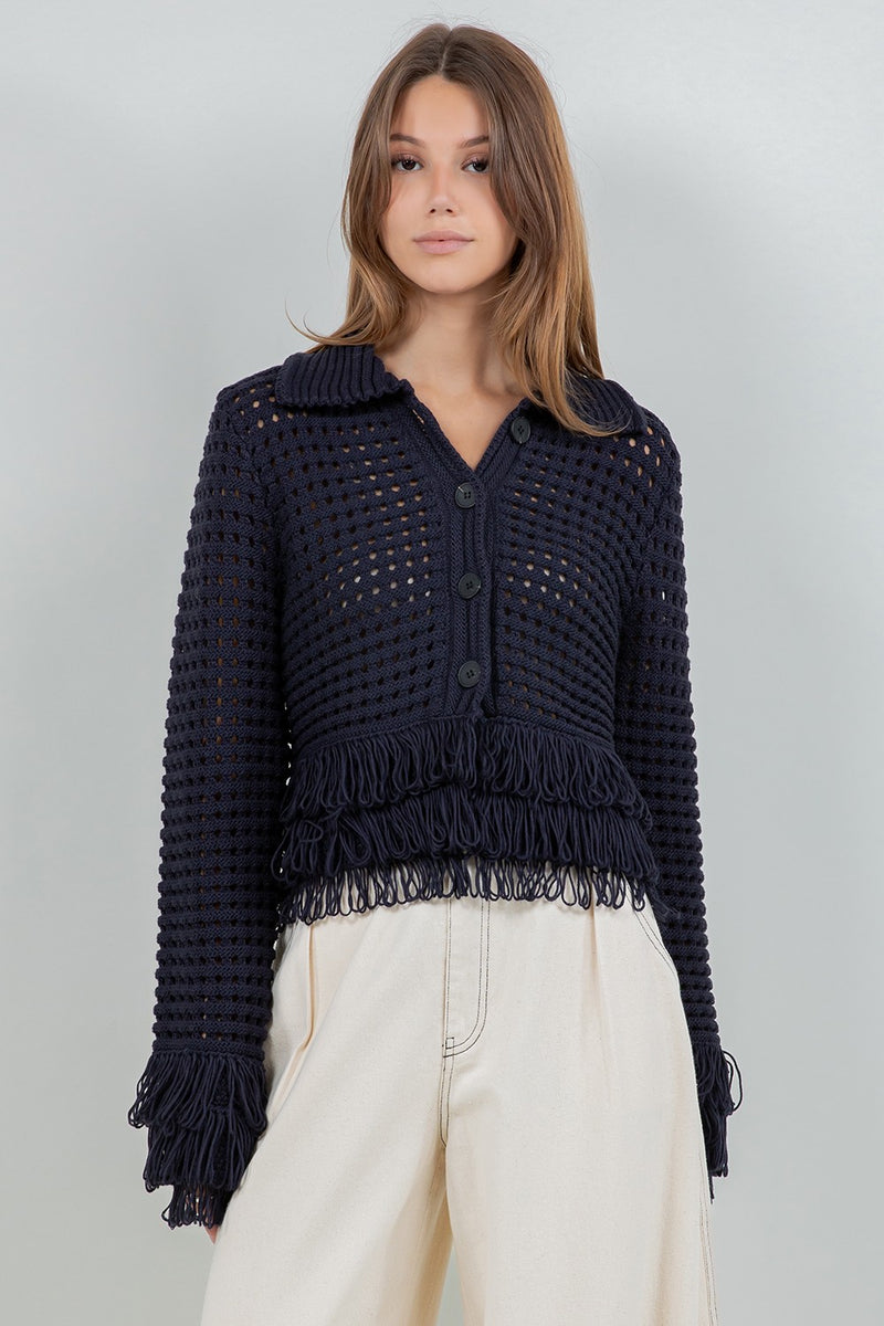 Austria Cardigan Navy