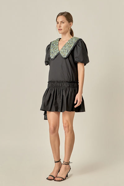 Sabrina Mini Dress Black